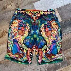 Meditating Rafiki Shorts